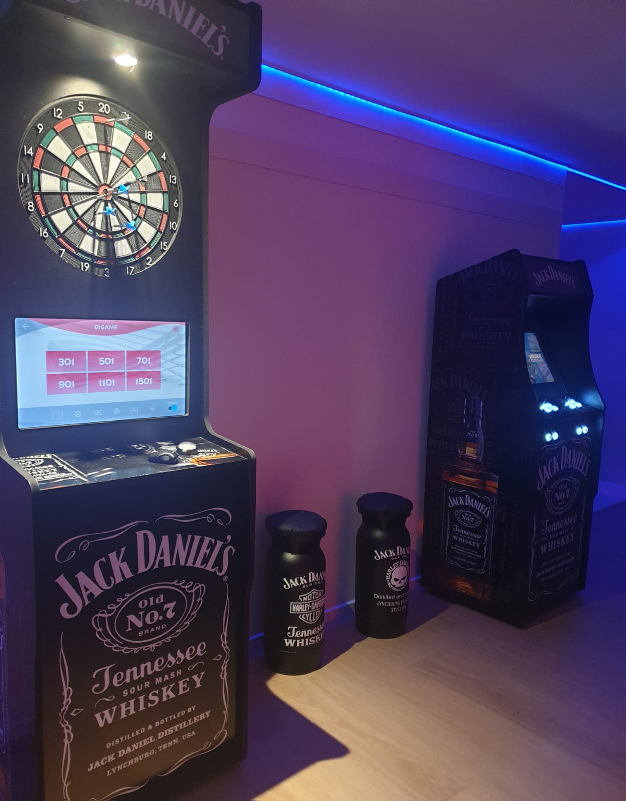 Jeux d’arcade et fléchettes