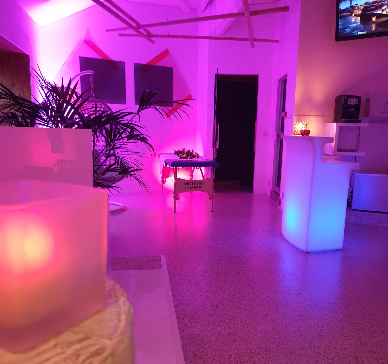 Espace wellness lumineux
